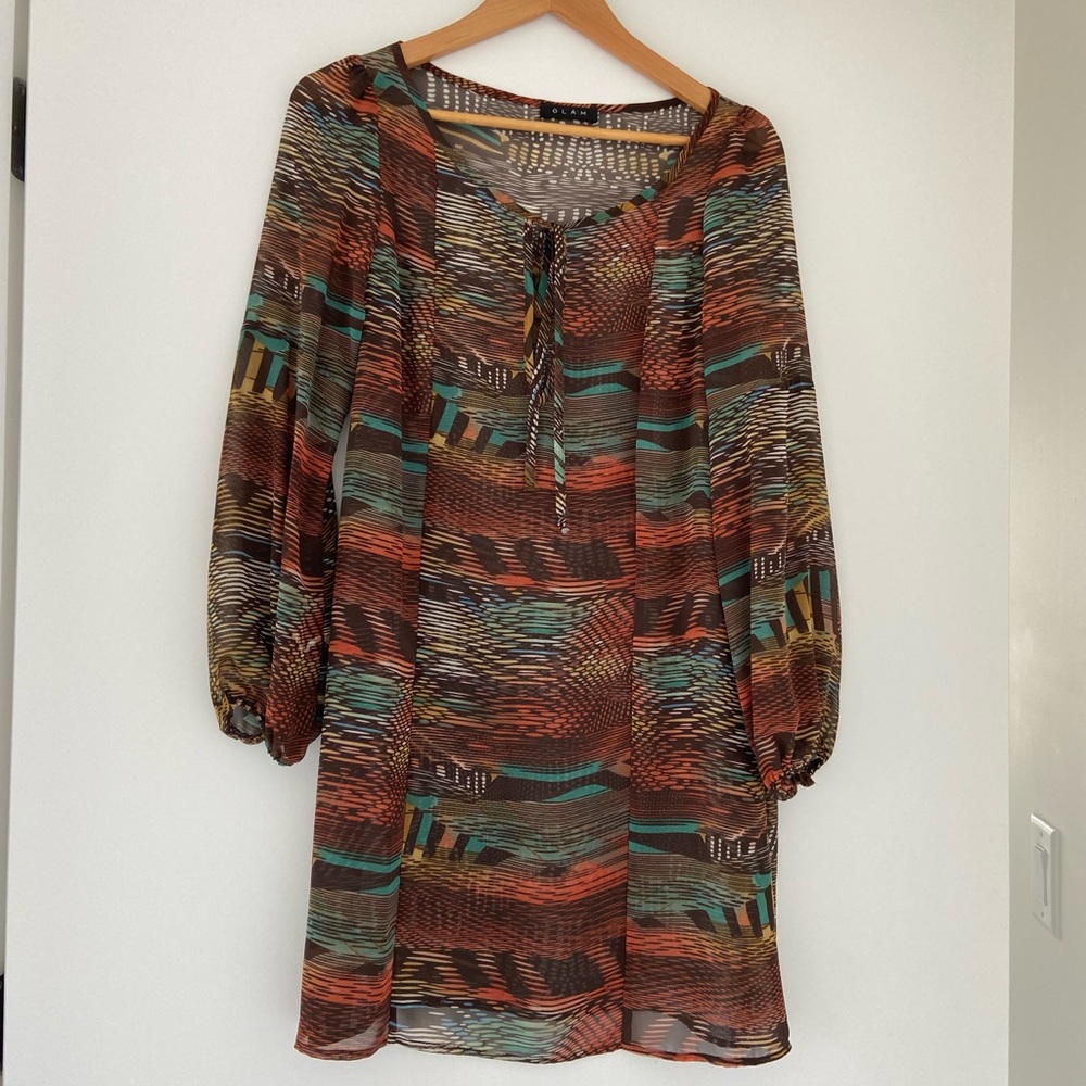 Glam Swim Coverup, 100% Poly, Size Medium